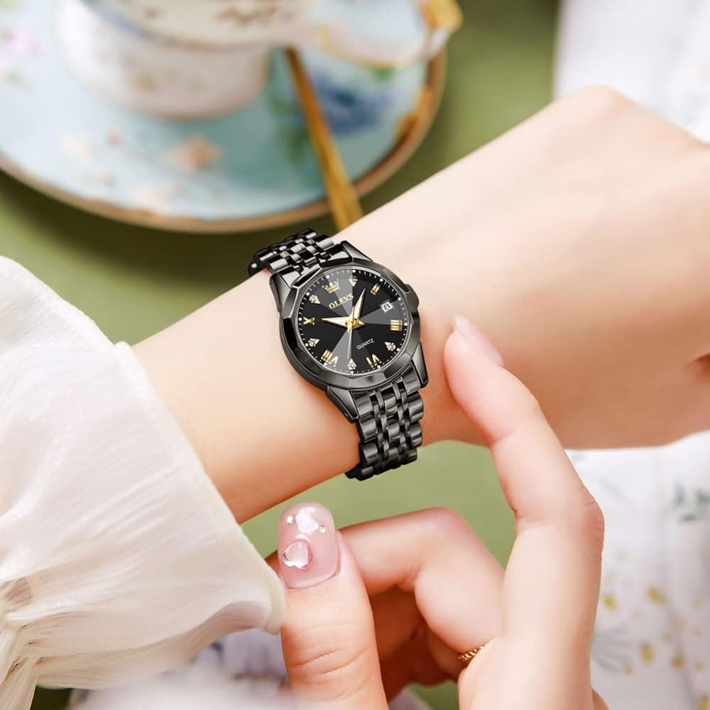 OLEVS Watch for Women Branded Stainless steel Elegant Luminous
