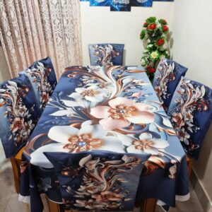 China Premium 3D Print Table Cloth Set 4681