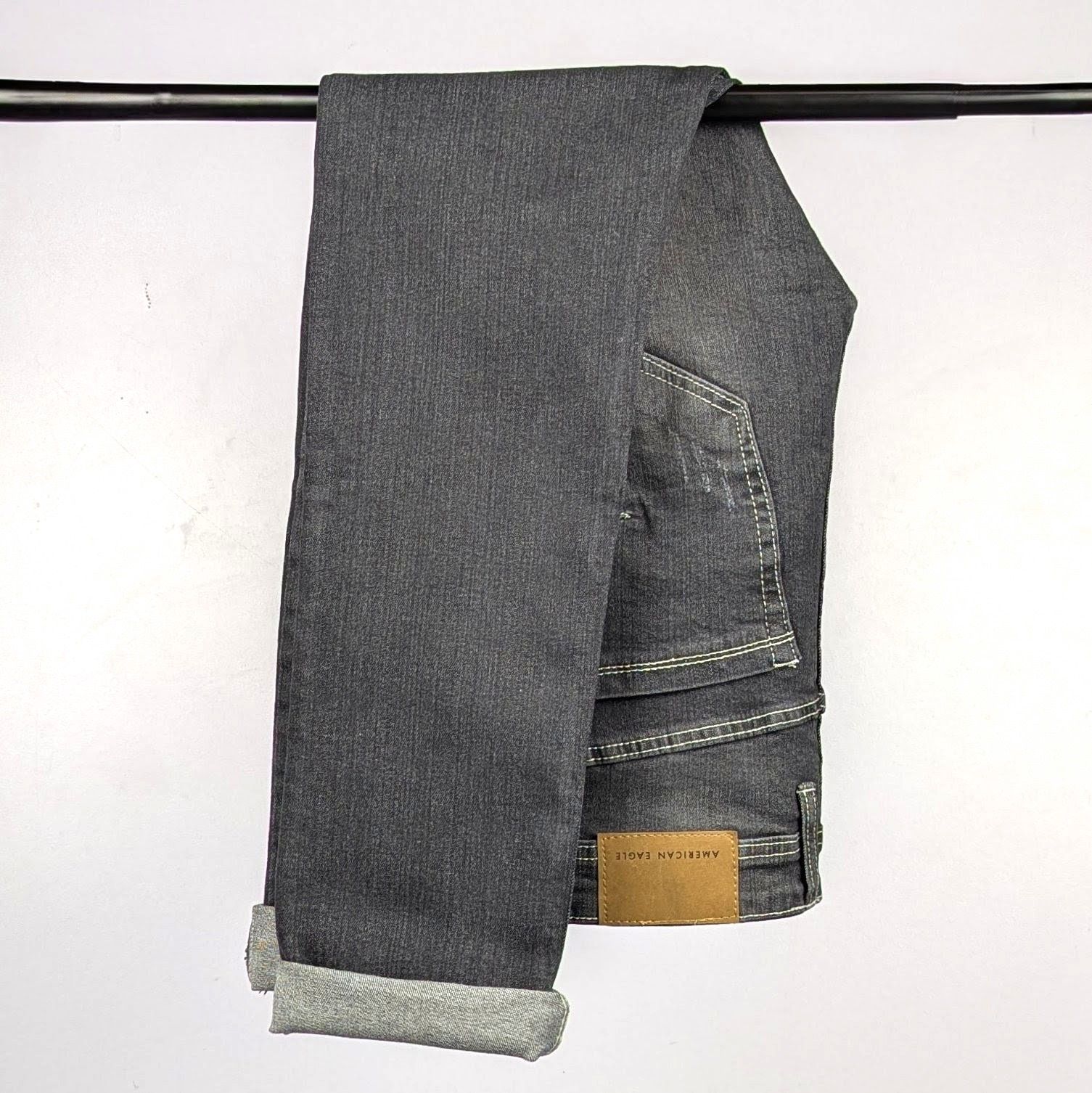 American Eagle Faded Black wash Jeans For Man