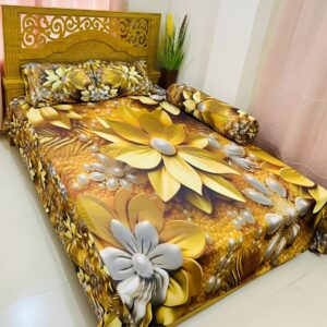 China Premium 3D Design Bed Sheet 6972